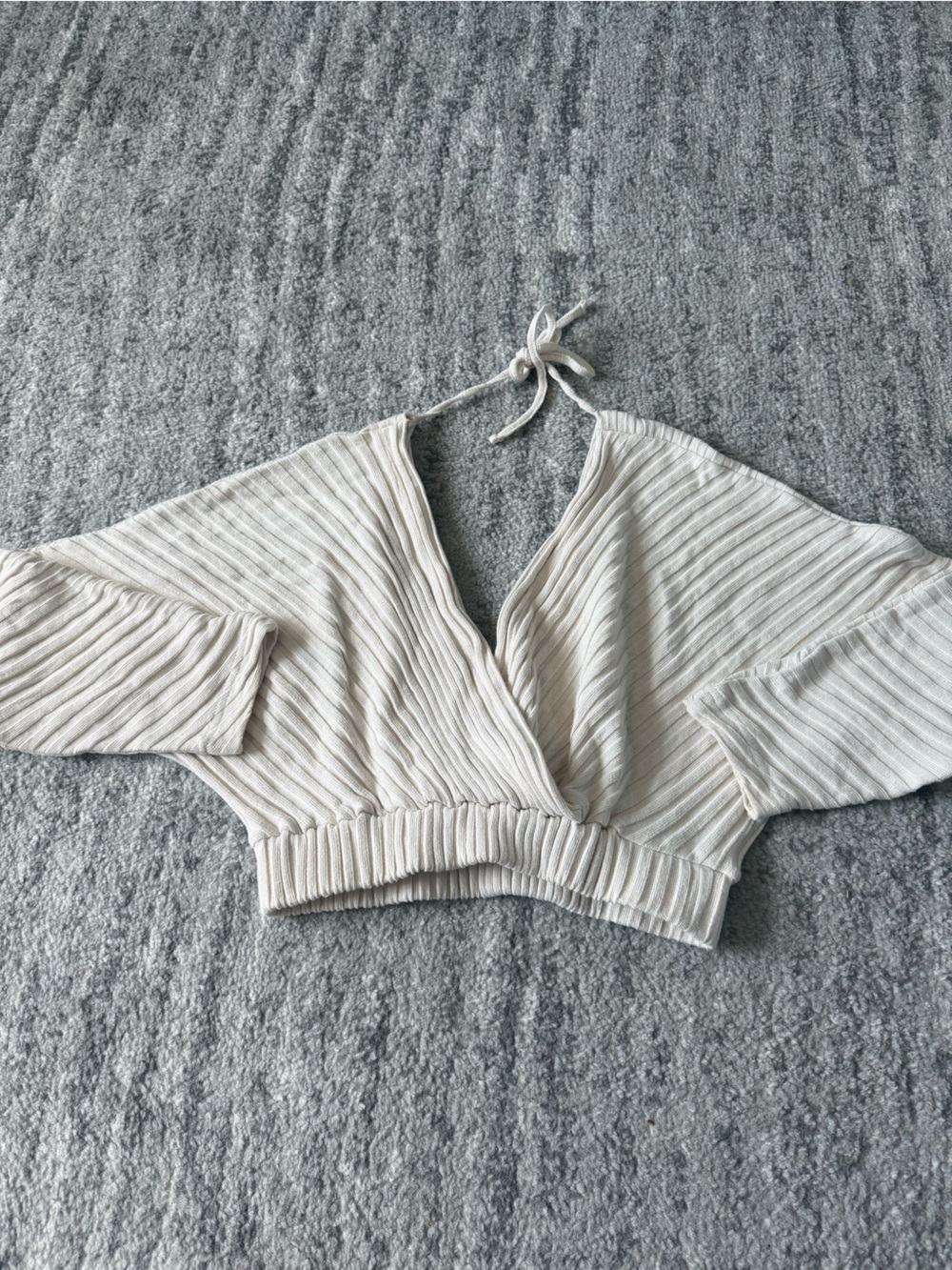Free People Beach Knit Crop Sweater